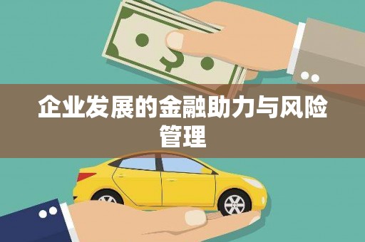 清水河企业发展的金融助力与风险管理