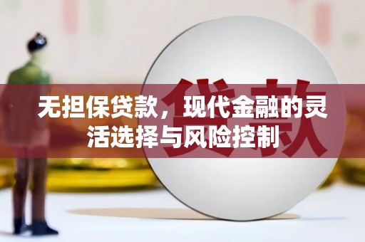 清水河无担保贷款，现代金融的灵活选择与风险控制