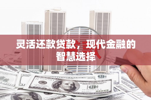 清水河灵活还款贷款，现代金融的智慧选择