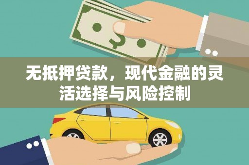 清水河无抵押贷款，现代金融的灵活选择与风险控制