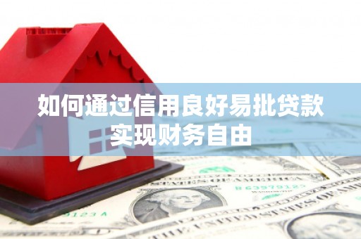 清水河如何通过信用良好易批贷款实现财务自由