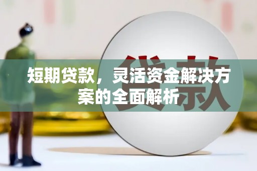 清水河短期贷款，灵活资金解决方案的全面解析
