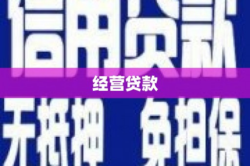 清水河经营贷款