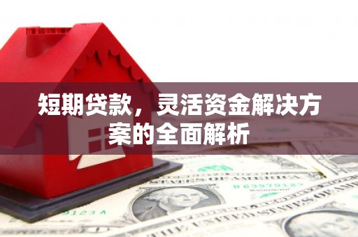 清水河短期贷款，灵活资金解决方案的全面解析
