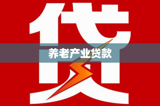 清水河养老产业贷款