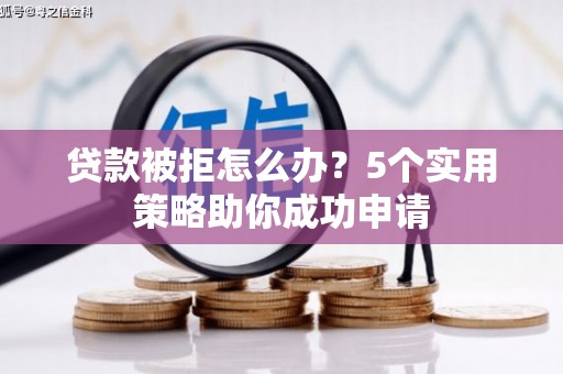 清水河贷款被拒怎么办？5个实用策略助你成功申请