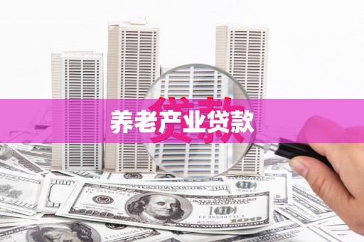清水河养老产业贷款