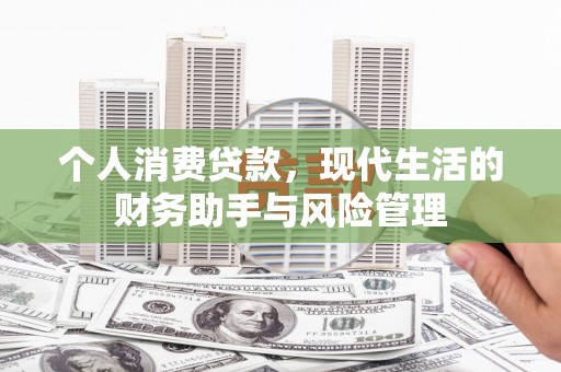 清水河个人消费贷款，现代生活的财务助手与风险管理