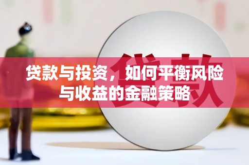 清水河贷款与投资，如何平衡风险与收益的金融策略